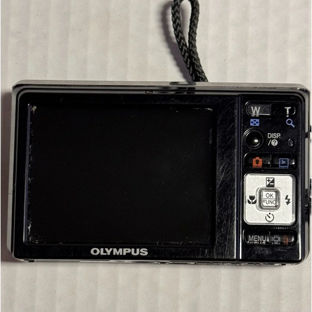 Olympus FE-5020 12.0MP Compact Digital Camera Purple PARTS/REPAIR(NO POWER) 984